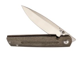 Складной нож Artisan Sirius, сталь S35VN, рукоять Green Micarta