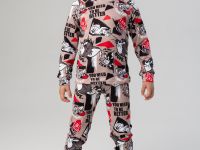 Термокомплект трикот. для мальчиков: фуфайка (футболка) с длин. рук, брюки для эпизод. использования