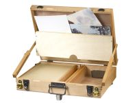 Этюдный ящик Pinax FE-50W, планшетный на стальной треноге, бук