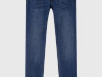 Базовые зауженные джинсы, Синий