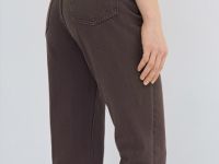 Прямые джинсы из плотного денима, Коричневый