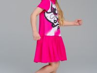 Платье трикотажное для девочек