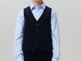 Комплект текстильный для мальчиков: брюки, жилет