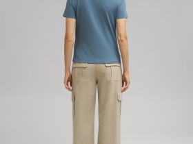 Приталенная футболка из джерси