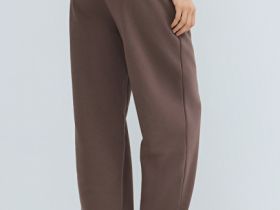 Джоггеры из мягкого трикотажа, Коричневый