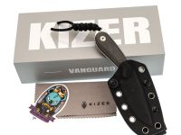 Туристический нож Kizer Buddy, сталь 14C28N, рукоять микарта