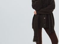 Легинсы в рубчик, Коричневый