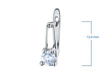Серьги из белого золота э4712сг07080100
