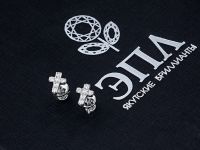 Пусеты из серебра э0612пс08194070