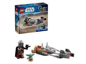 Star Wars 75436 Конструктор Спидер-байк Мандалорца и Грогу