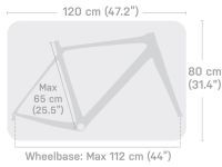 Жесткий чемодан для перевозки велосипеда Topeak Pakgo X TPG-X (черный)