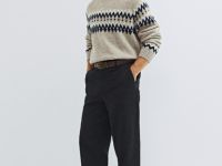 Чиносы из фланели, Серый