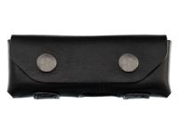 Чехол на кнопках горизонтальный для складного ножа на пояс, 120 мм, 2 кнопки