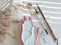 Палитра художественная керамическая "ЛАДОНЬ"