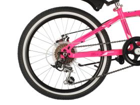 Детский велосипед Novatrack Alice Disc 20, год 2021, цвет Фиолетовый