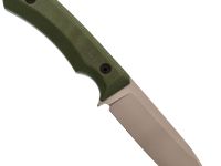 Нож Леший, сталь AUS10co, рукоять микарта, оливковый