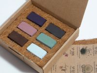 Набор пастели сухая, мягкая ручной работы EARTHBERRY "Грозовой перевал", 6 цветов