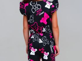 Комбинезон трикотажный для девочек