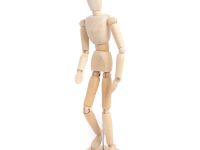 Манекен мужской деревянный 30 см