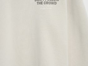 Базовый свитшот с принтом, Бежевый