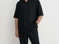 Брюки из лиоцелла, Черный