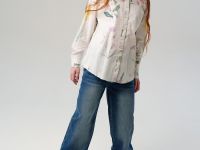 Рубашка текстильная для девочек