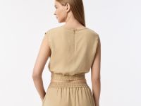 Женская лёгкая рубашка Lacoste из смеси льна