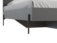 Кровать Шелтон 160 Графитовый