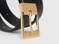 Ремень из искусственной кожи, Черный