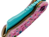 Складной нож Kansept Mini Korvid, сталь 154CM, рукоять G10, розовый