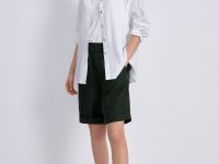 Шорты из хлопка и льна