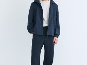 Лёгкая куртка из флиса, Синий