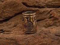 Бусина для темляка с орлами, бронза