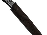 Нож Пантера, сталь М398, рукоять мельхиор, микарта