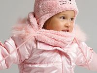 Комплект детский вязаный для девочки: шапка, снуд