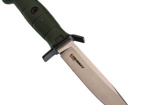 Тактический нож Kizlyar Supreme Combat SW, сталь AUS-8, рукоять кратон, оливковый