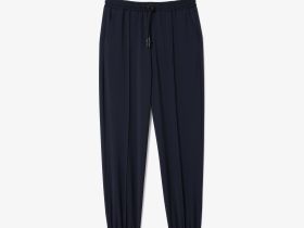 Женские эластичные брюки Lacoste оверсайз