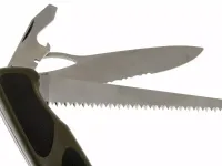 Многофункциональный складной нож Victorinox, сталь X55CrMo14, рукоять нейлон/эластомер, черно-зеленый