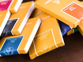 Картриджи для перьевой ручки Herbin Prestige, 7 шт, Orange soleil Оранжевый