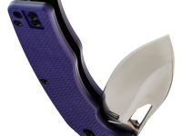 Складной нож Obertech ns-01 Drop point satin, сталь VG-10, рукоять G10, фиолетовый