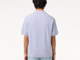 Мужское трикотажное поло Lacoste из органического хлопка