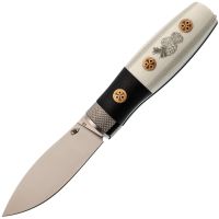 Складной нож Reptilian "Лесовик-01", сталь D2, рукоять G10, Limited Edition, белый