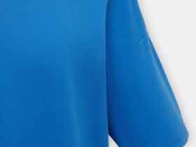 Оверсайз футболка из трикотажного интерлока