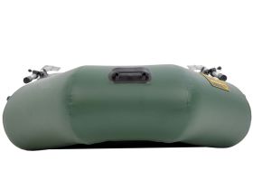 Гребная лодка ПВХ MAGNUM PRO 300 (Зеленая) гребная, с возможностью установки транца (2024)