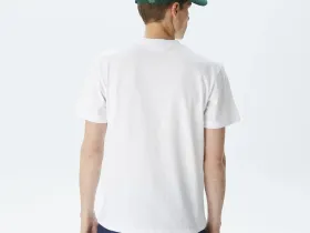 Мужская хлопковая футболка Lacoste свободного кроя