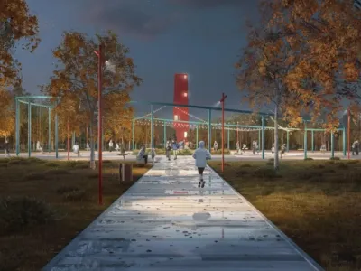 Скейт-парк и всесезонную горку откроют в парке Мирного