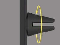 Автомобильный держатель Deppa Crab Air Mini серый