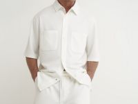 Шорты из пике, Белый