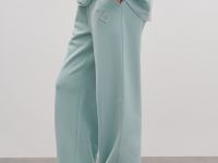 Спортивные брюки широкого кроя на средней посадке