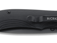 Полуавтоматический складной нож Incendor Veff Flat Top Serrations®, CRKT 6875, сталь 8Cr13MoV Titanium Nitride Combo Edge, рукоять стеклотекстолит G10